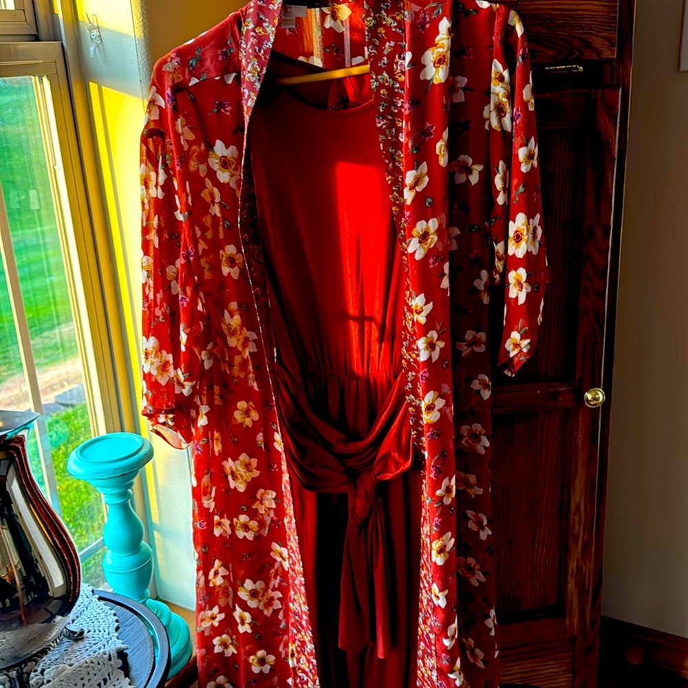 2 piece fall jumpsuit